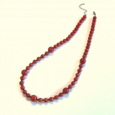 ふるさと納税 和泉市 珊瑚のデザインネックレス