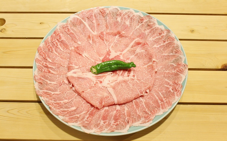 京丹波高原豚ロースしゃぶしゃぶ　1kg（京都・京丹波町産　京都丹波の豚肉） ※北海道・沖縄・その他離島は配送不可