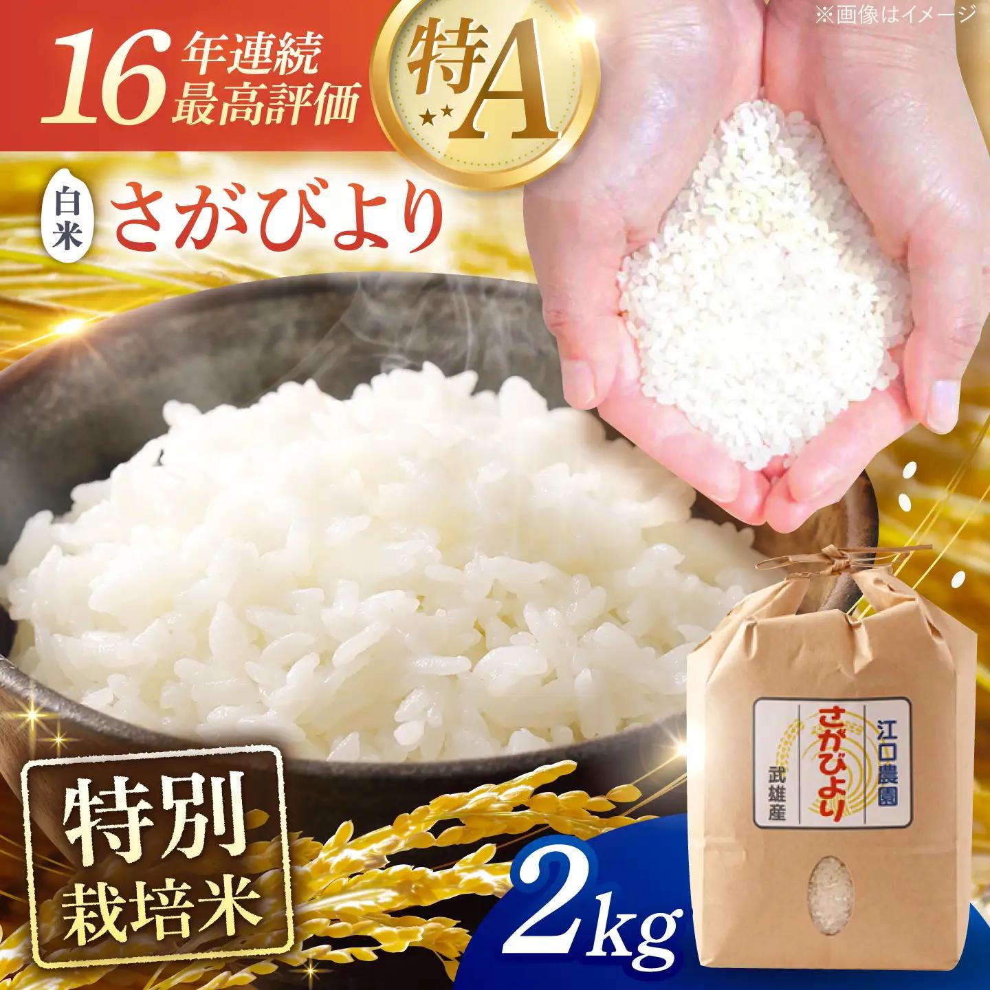 さがびより 白米 2kg /江口農園[UBF011] 白米