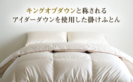 【高島屋選定品】〈富士新幸九州〉セミダブル アイダー掛けふとん シルク100％×アイスランドアイダー ダウン95％ 《壱岐市》 羽毛 寝具 羽毛布団 アイダー  [JFJ045] 4000000 40