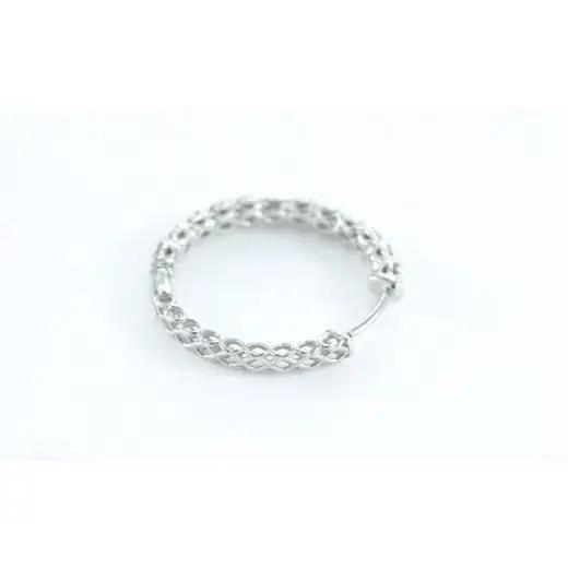 【ピアス】プラチナ ラボグロウンダイヤモンド 1.0ct PT900 両耳 リング型 レディース シンプル おしゃれ 大人 アクセサリー ジュエリー プレゼント 誕生日 記念日 お祝い かわいい ファ