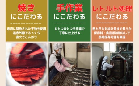 【価格改定予定】レンジ で 簡単 骨まで まるごと 食べられる 焼き魚 10枚 セット