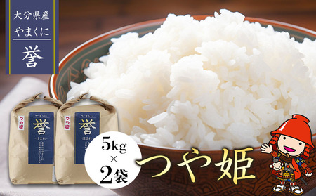 【先行予約】【令和6年産新米】九州米・食味コンクール最優秀賞受賞 大分県中津市産 やまくに誉 つや姫 5kg×2袋 お米 精米 白米 熨斗対応可 お米 おいしい米 高評価米 中津市米 大分県米 九州米