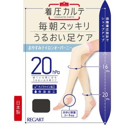 ふるさと納税 丸亀市 【メディックピエドシリーズ】おやすみナイロンオーバーニー Mサイズ オフホワイト