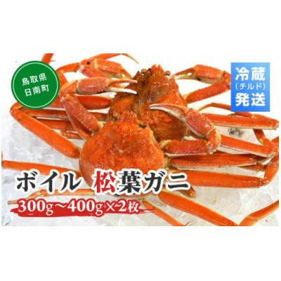 ふるさと納税 日南町 OM-16-1 【早期先行予約】ボイル松葉ガニ(300g〜400gを2枚)冷蔵配送