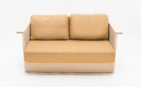 センの木の家具 Kigakiku Sofa（T-9073 イエロー）