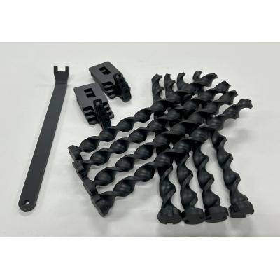 ふるさと納税 栃木市 ねじペグ20cm　ブラック　8本セット　キャンプ用ペグ　スパイラル　トルネード　アウトドア |  | 01