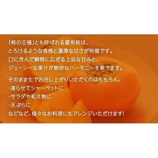 【化粧箱入り】富有柿10～12個【2026年9月上旬発送開始】(茨城県共通返礼品：大子町) 柿 かき カキ 果物 フルーツ 旬 季節限定 期間限定 贈答用 ギフト 贈り物