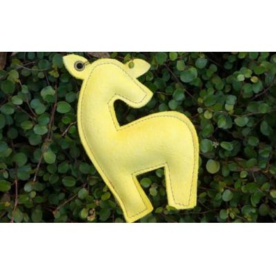 ふるさと納税 宍粟市 鹿革コレクション【蒲公英】マスコットチャーム AN17 |  | 01