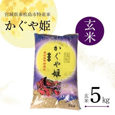 ふるさと納税 東松島市 【令和7年産】 新米 宮城県産 超稀少品種 かぐや姫 玄米 5kg 宮城県 東松島市 天授のお米 米 |  | 03