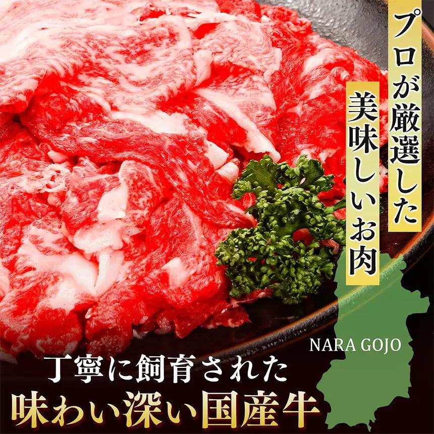 【 定期便 3回 】 小分け 国産牛 こまぎれ 600g( 300g x 2 ) ｜ブランド牛 和牛 金井畜産