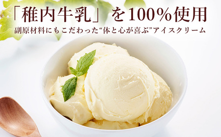 【毎月定期便】【業務用】稚内牛乳 アイスクリーム 2L と 出汁之介ホッケ燻製スティック全3回【配送不可地域：離島・沖縄県】【4062755】
