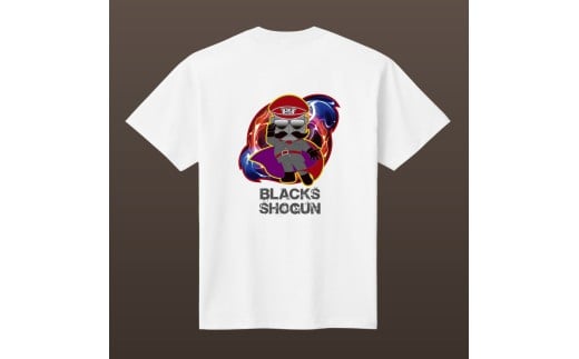 Tシャツ 選べるサイズ ブラックス将軍 片面 Tシャツ S サイズ ホワイト 1枚 ティーシャツ 御当地キャラ メンズ レディース ユニセックス 株式会社明新社 奈良県 奈良市