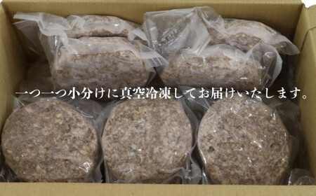 【福岡の国産黒毛和牛】お肉屋さんの博多和牛手ごねハンバーグ１０個　072-150