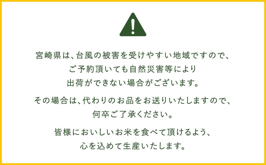  宮崎県産 夏の笑み(無洗米)