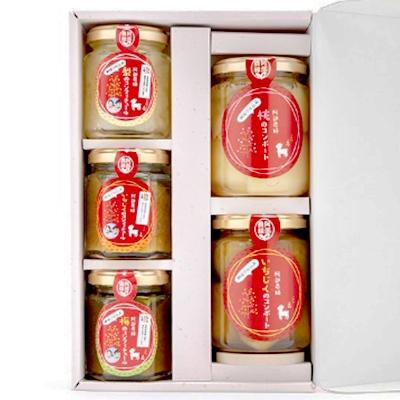 ふるさと納税 須賀川市 阿部農縁　とっておき福箱・・桃のコンポート・無花果コンポート　無花果・梨・梅3種のコンフィチュール |  | 02