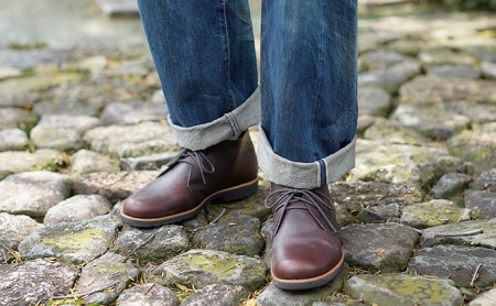 メンズ ブーツ 本革 紳士靴 吉野チャッカ 日本製 紐 シューズ KOTOKA（コトカ）No.KTO-7722ブラウン 26.5cm