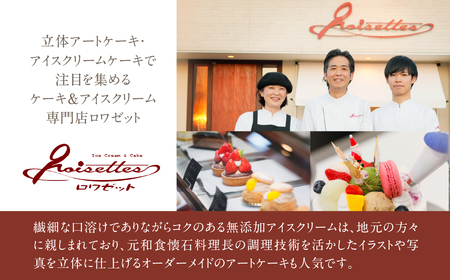 [バニラ味] 業務用アイス 1リットル アイス ロワゼット