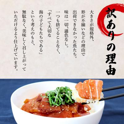 ふるさと納税 田野町 これが魚屋の漬け丼だ! 〜マグロ〜 80g×5P ★訳あり★ |  | 02