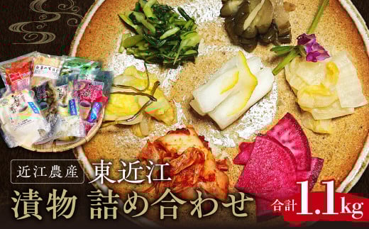 O-I04 近江農産の東近江漬物詰め合わせ　合計1.1㎏　農事組合法人近江農産組合
