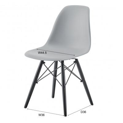 ふるさと納税 恵那市 人気デザインチェア モノトーン ブラック 1脚 |  | 02