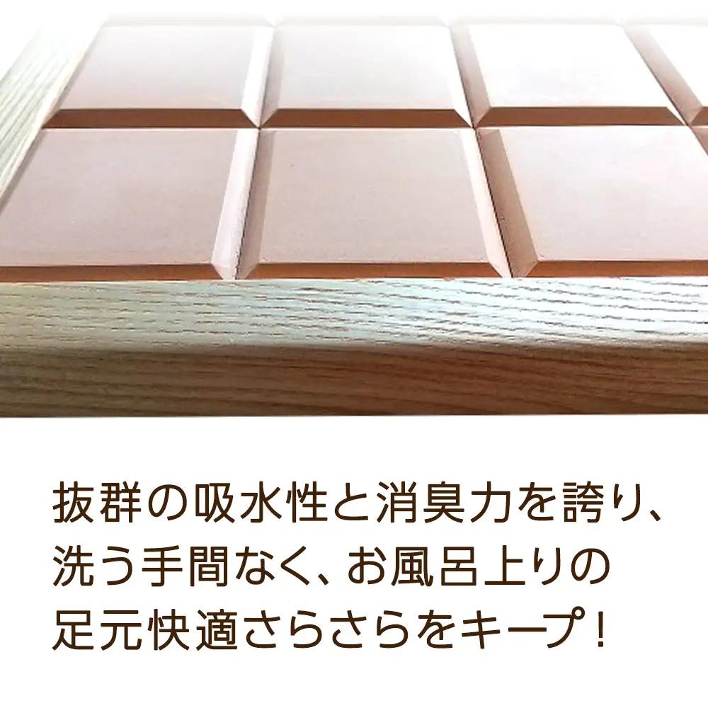 珪藻土バスマット　 さらっとE～