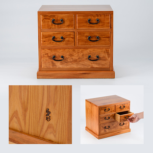 屋久杉で創った 小物たんす小 高橋工芸 IB074-022 工芸品 工芸品