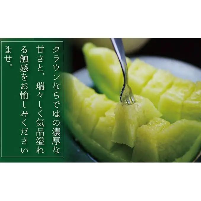 メロン 12ヶ月 定期便 クラウン 白等級 特大玉 メロン