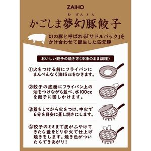 2773 かごしま 夢幻豚 餃子 12個 × 5P KN021-037-01 ギョーザ ぎょうざ 人気 ジューシー 四元豚 ブランド 鹿屋 財宝 ふるさと納税 鹿児島 鹿屋市 おすすめ ランキング プ