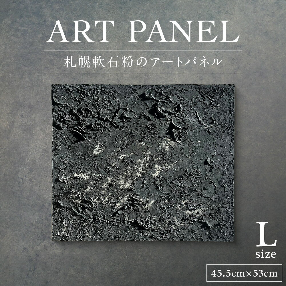 【ふるさと納税】 アートパネル 札幌軟石粉 アートフレーム 壁掛け 530 × 455 × 20 mm インテリア シンプル ホテル 装飾 店舗 ディスプレイ 内装 贈り物 贈答 プレゼント ギフト 開店祝い 開業祝い 新築祝い 記念 北海道文化遺産 札幌軟石 アップサイクル 北海道 札幌市