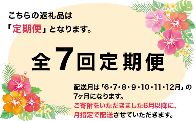 「マンゴーの里とみぐすく」からお届けする～大人のマンゴー堪能便（6月～12月全7回）