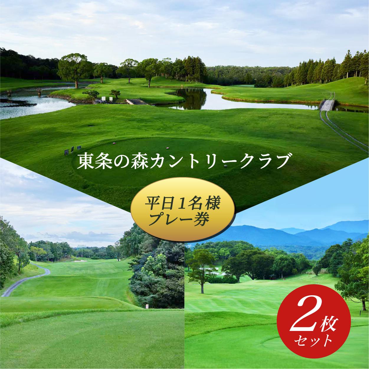 
東条の森カントリークラブ 平日1名様プレー券（2枚セット） 東条の森CC
