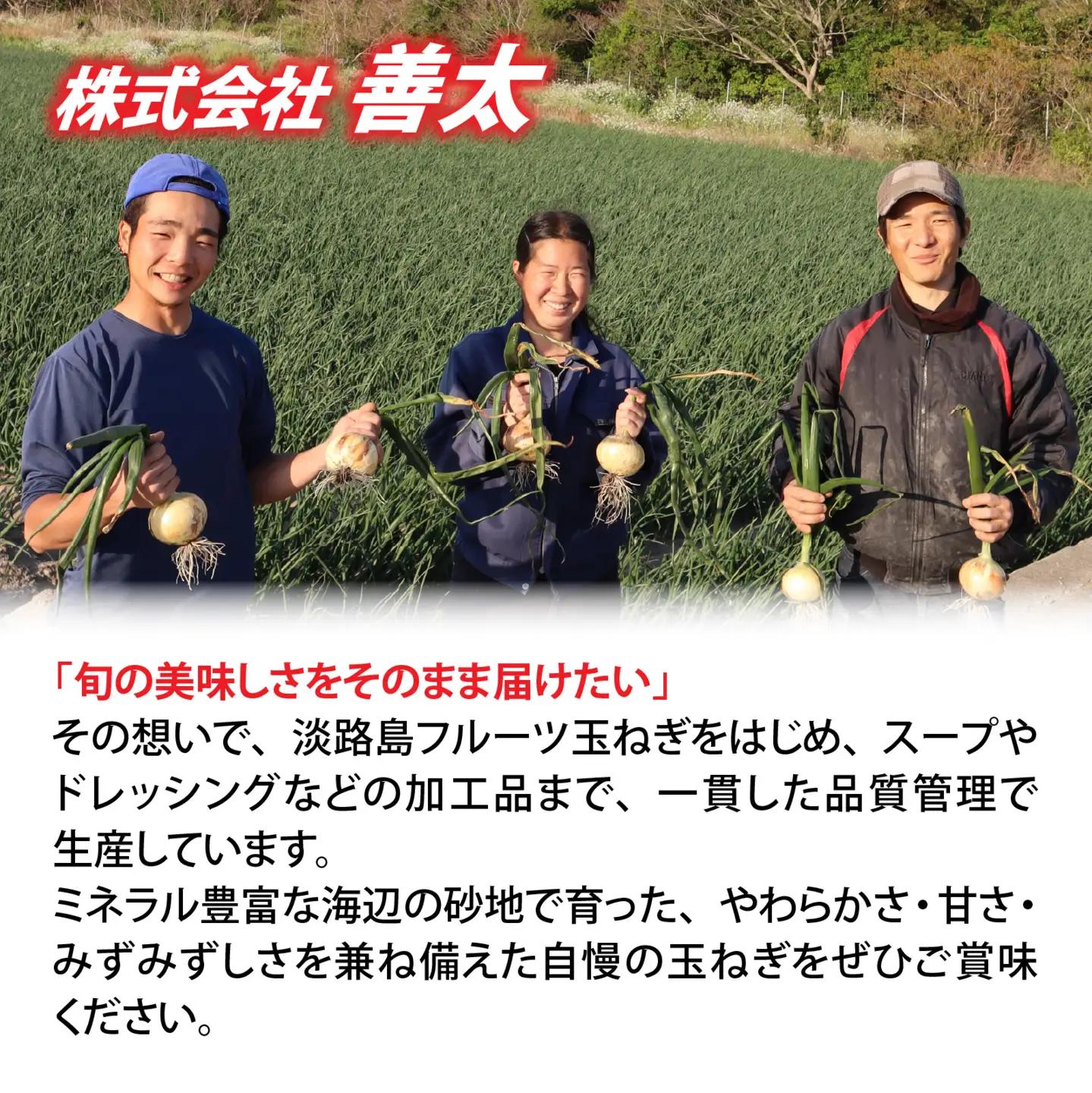 淡路島産 熟成フルーツ玉ねぎ 4kg【サイズ色々】 / 玉ねぎ