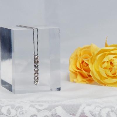 ふるさと納税 甲府市 プラチナ 1.0ctダイヤモンド縦ラインペンダントネックレス　HH-018784 |  | 02