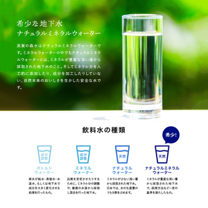 【定期便　3ヶ月】高賀の森水 144本 （500ml24本入×6ケース）