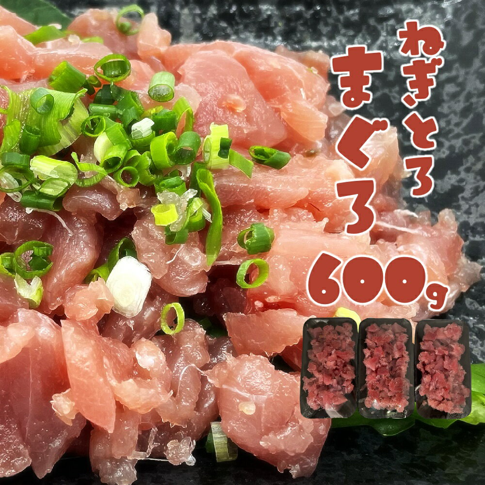 【ふるさと納税】ネギトロ まぐろ 計600g（200g×3パック）海鮮丼 マグロ 漬け丼 まぐろ丼 ねぎとろ ネギトロ マグロ まぐろ ネギトロ丼 お寿司 小分け 一人暮らし 冷凍配送 おかず 高知県 高知 土佐清水市 ふるさとのうぜい 故郷納税 返礼品【R00791】