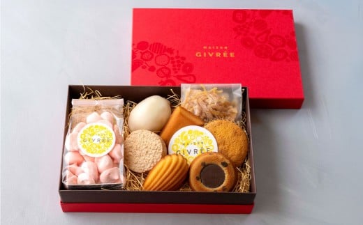 焼き菓子セットB 8個入り MAISON GIVRÉE ／ スイーツ おやつ デザート 菓子 おかし 焼き菓子 フィナンシェ マドレーヌ ダックワーズ コンフィ カステラ レモンケーキ ティグレ メレンゲ ギフト 贈答 詰め合わせ プレゼント セット
