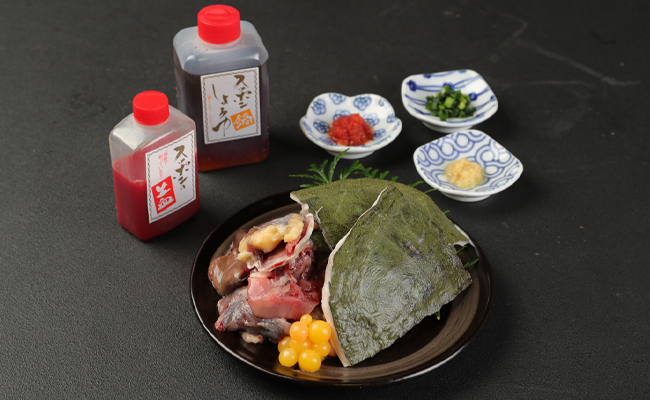 鹿児島 徳之島 スッポン鍋セット スッポン肉 甲羅 レバー 卵 計400g スッポン生血 珍味 鍋 鍋セット AW-1-N