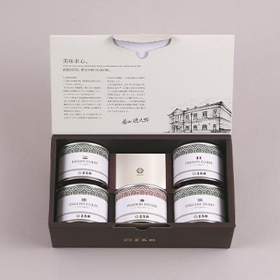 ふるさと納税 北斗市 五島軒　オリジナル缶詰カレー&ポタージュギフト |  | 01