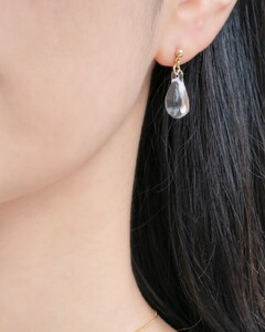 HARIO ピアス「ホーリィ」シリーズ［HAA-HL-P］_EB06｜耐熱 ガラス アクセサリー ハリオ ランプワークファクトリー 職人 繊細 フォーマル カジュアル きれいめ おしゃれ 20代 30