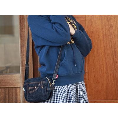 ふるさと納税 浅口市 岡山デニム ポーチとループのセット
