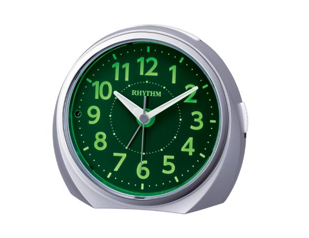 
            リズム 目覚マシ時計 ルークR666 シルバー　【11100-1753】
          