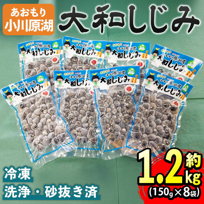 【ふるさと納税】小川原湖産 大和しじみ (冷凍) (150g×8P) 小川原湖 しじみ 冷凍しじみ しじみ貝 国産 青森県産 しじみ汁 冷凍保存 冷凍食品 貝類 【小川原湖漁業協同組合】【ms18-01】