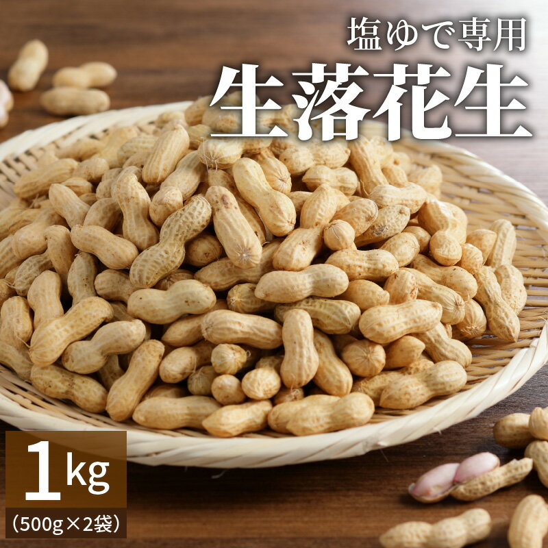 【ふるさと納税】2025年発送 事前予約 やみつき 極うま 生落花生 1kg ( 500g × 2袋 ) 生ピーナッツ 塩ゆで 専用 さとのか 甘み 茹で用 お取り寄せ 産地直送 愛知県 碧南市 送料無料