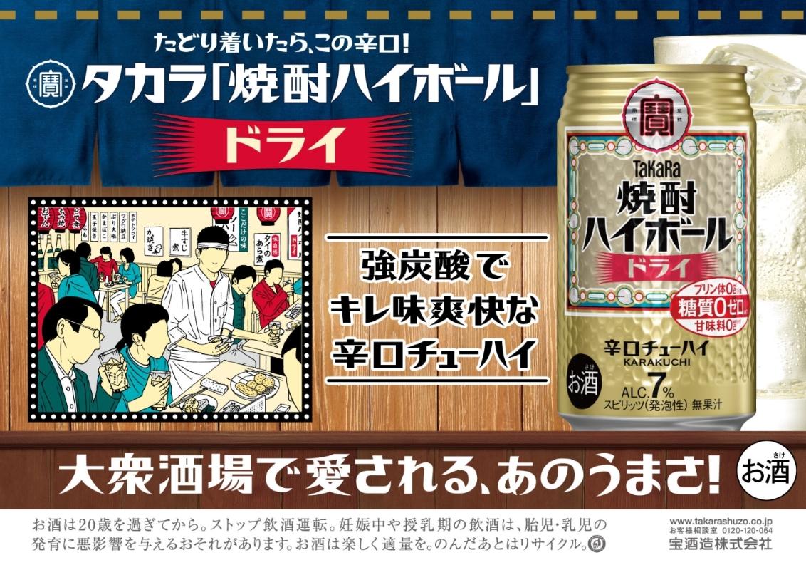 宝焼酎ハイボール　ドライ　350ml　24本 【日本酒類販売 タカラ TaKaRa お酒 酒 アルコール チューハイ 缶チューハイ 爽快 キレ味 辛口 爽やか 健康志向 三重県 四日市市 四日市】 ド