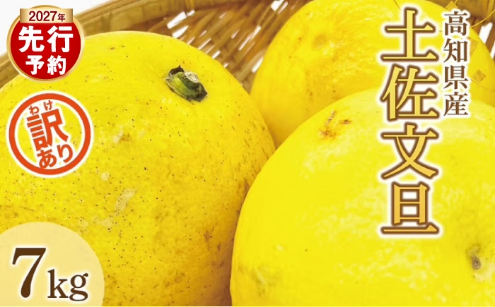 
                  【先行予約】【訳あり】土佐文旦（ぶんたん）家庭用（M〜5L混合）約7kg 文旦 ぶんたん 土佐 柑橘 高知県産 フルーツ お取り寄せ 訳あり 先行予約 高知県 土佐市【株式会社とさもん】[BQAE031]
                