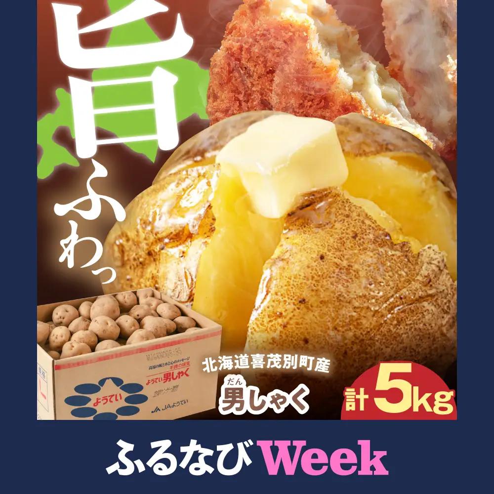 【ふるなびWEEK対象】じゃがいも 男爵芋 5kg  [AJAK027] じゃがいも
