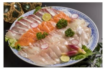  寿司ネタ用 刺身 スライスセット（到着日時指定必須商品）ブリトロ カンパチ 真鯛 生サーモン 詰合せ 真空パック 新鮮 寿司 鮨 手巻き寿司 便利　OB-5 