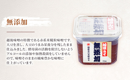 越後味噌食べ比べセット みそ 越後味噌 味噌 3種 食べ比べ セット 越後のこころ 越後雪ひかり 無添加 新潟
