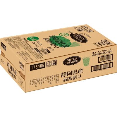 ふるさと納税 焼津市 【定期便9回】静岡県産緑茶ハイ 340ml×1箱(T0008-1009) |  | 02
